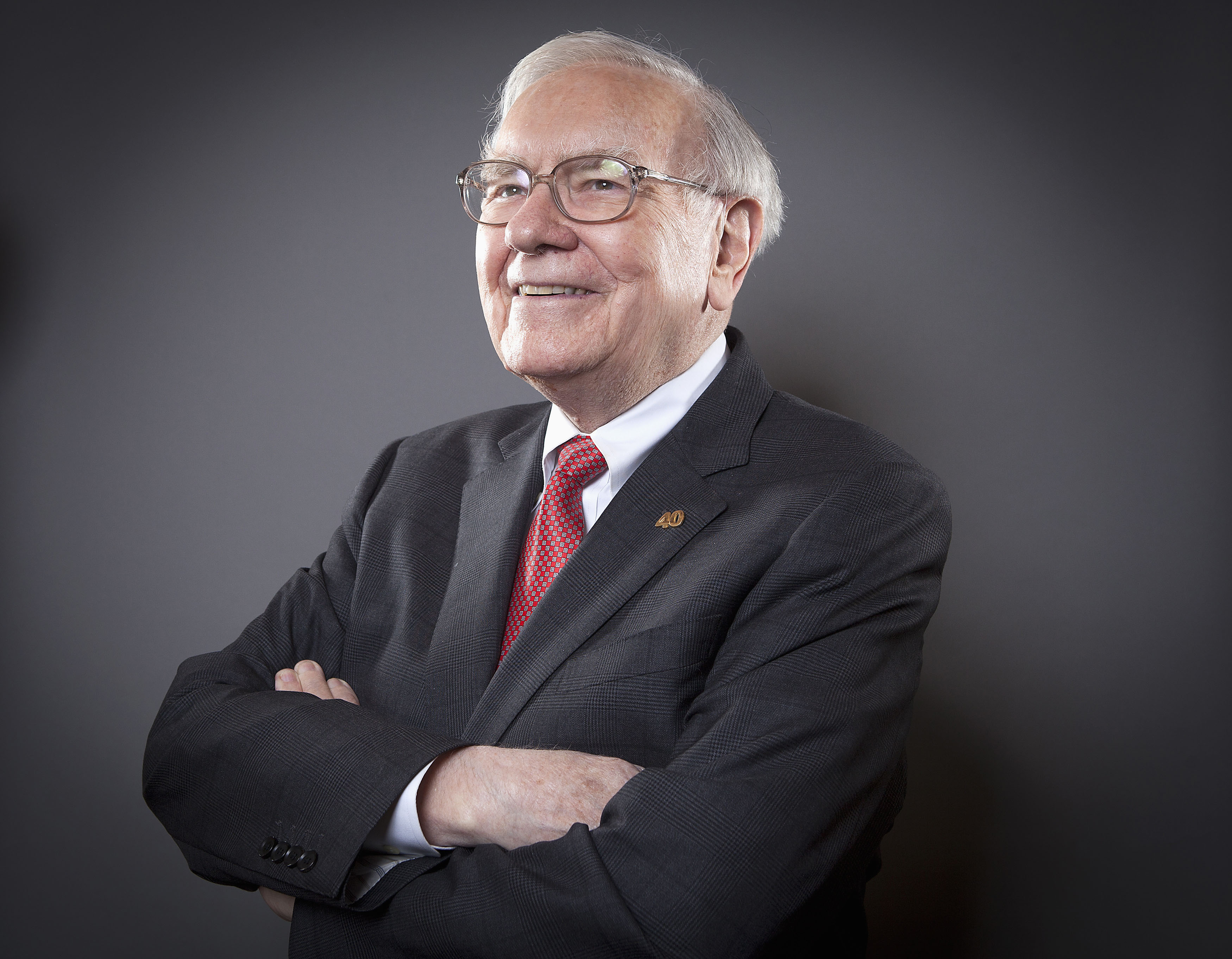 Buffett, Chairman of the Board and CEO of Berkshire Hathaway, poses for a portrait in New York